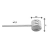 Elvedes Bremsinnenzug 2000mm T-Nippel Edelstahl (10Stk)