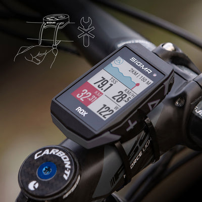 Sigma rox 11.1 evo gps zw zw standard lenkerhalterung + usb-c ladekabel