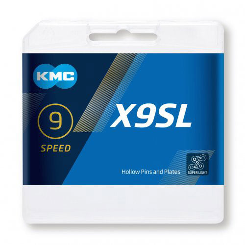 KMC Fahrradkette X9SL Silber 114 Glieder