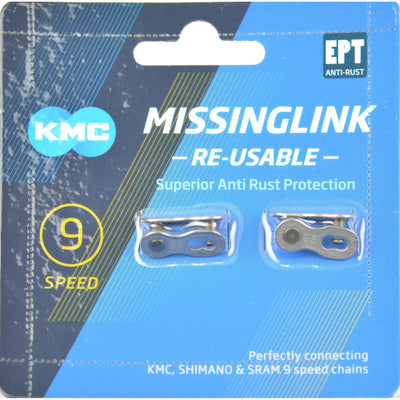 KMC Kette Link X9 1 2x11 128 - Silber