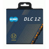 KMC Fahrradkette DLC 12 126 Glieder - OrangeSchwarz (272g)