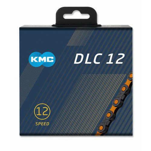 KMC Fahrradkette DLC 12 126 Glieder - OrangeSchwarz (272g)