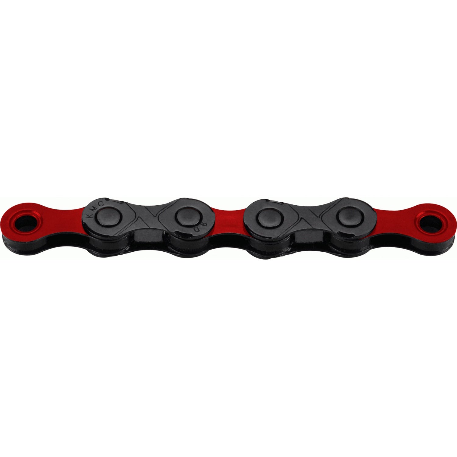 KMC Fahrradkette DLC 12 126 Glieder - Rot Schwarz - 272g