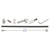 Hinteres Trommelbremskabel mit Haken (universal)