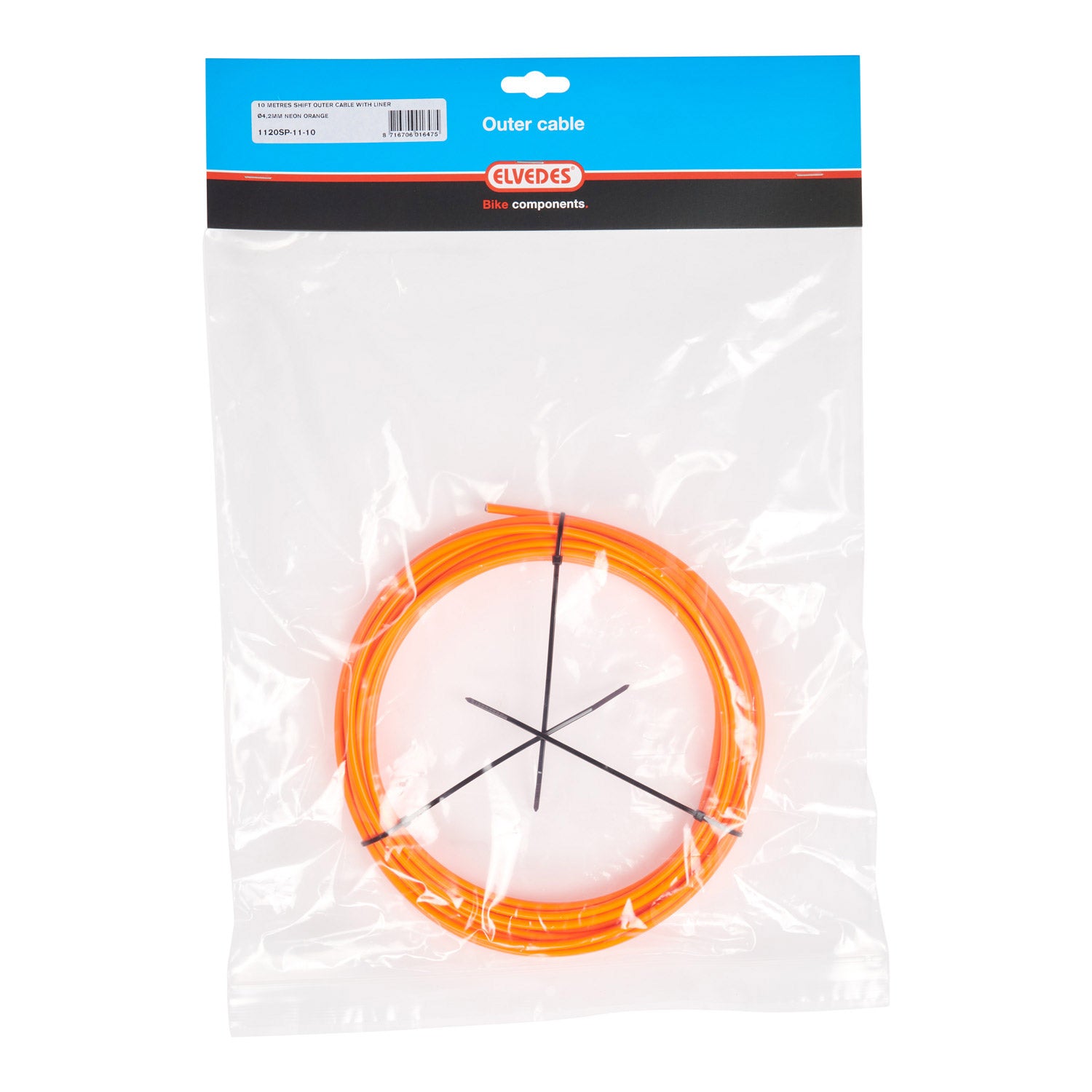 ELVEDES SCHAKEL BUITENK 4,2 mm (10 m) N.ORANGE LIN.1120SP-111-10