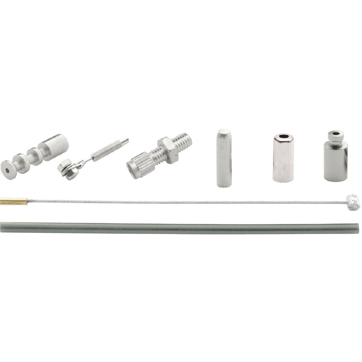 Schaltkabelsatz Elvedes 1700 2250 mm universal Sturmey Archer Edelstahl - silber (auf Karte)