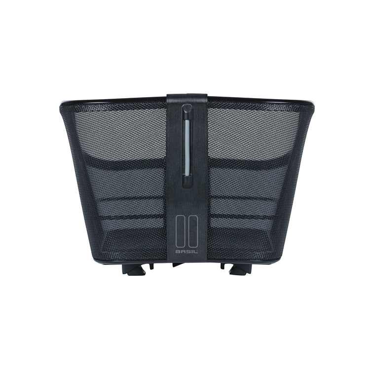 Basil Cento Tech Fiber WSL - Fahrradkorb - hinten - massiv schwarz