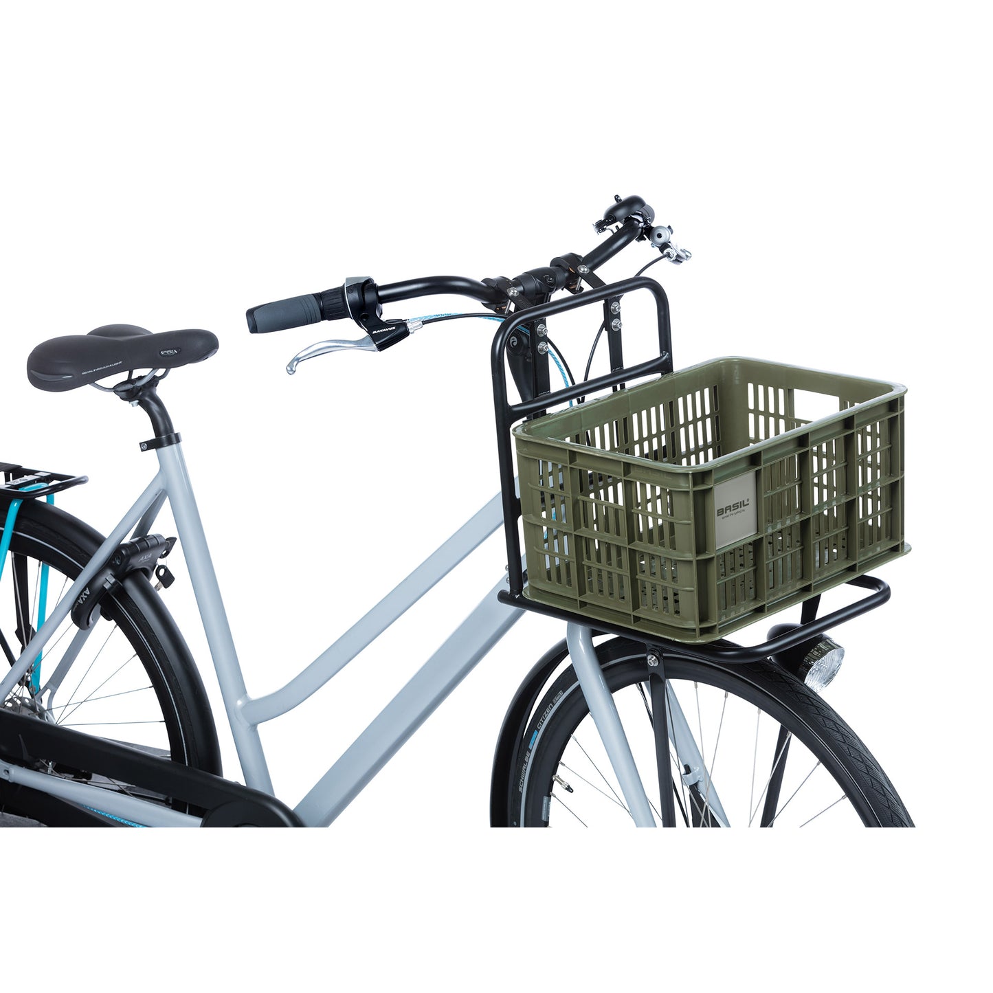 Basilikum fietslat S - klein - 17,5 Liter - grün
