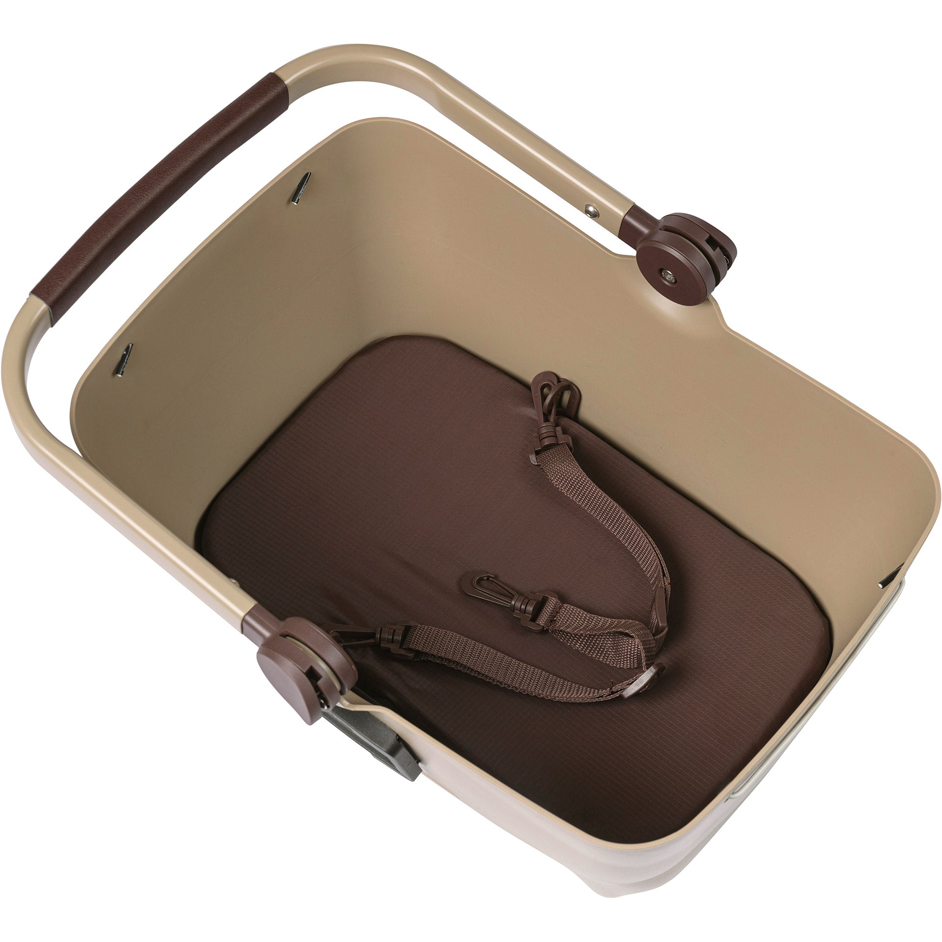 Basilikum Buddy KF - Hundebikekorb - First - Biscotti Brown