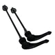 VWP Schnellspanner-Set vorne und hinten schwarz