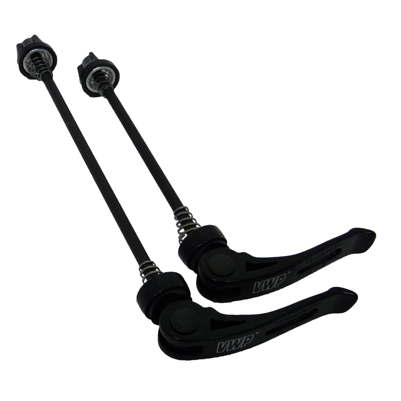 VWP Schnellspanner-Set vorne und hinten schwarz