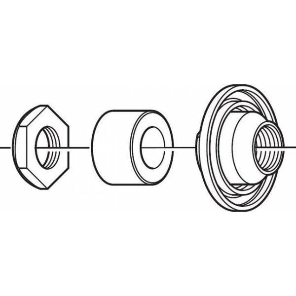 Shimano Hinterachse Konus Deore links Y3SV98020
