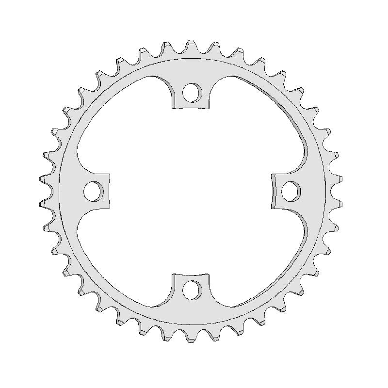 Ausrüstung Re Bosch, Yamaha Bafang, Brose 1 2x3 32 Alu 38t