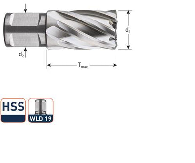 Rotec Kernbohrer HSS-XE Silver-Line 40,0 mm SL55