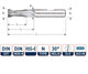 Rotec Keilnutfräser kurz DIN327 4,0 mm Weldon beschichtet (U)