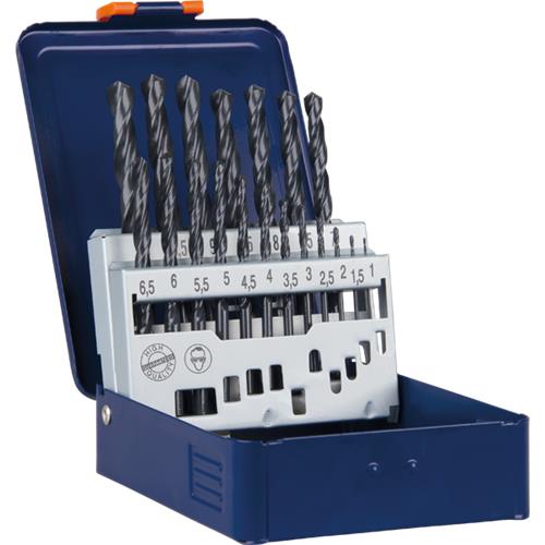 Rotec Spiralbohrer-Set 1-10x0,5mm HSS 19-teilig