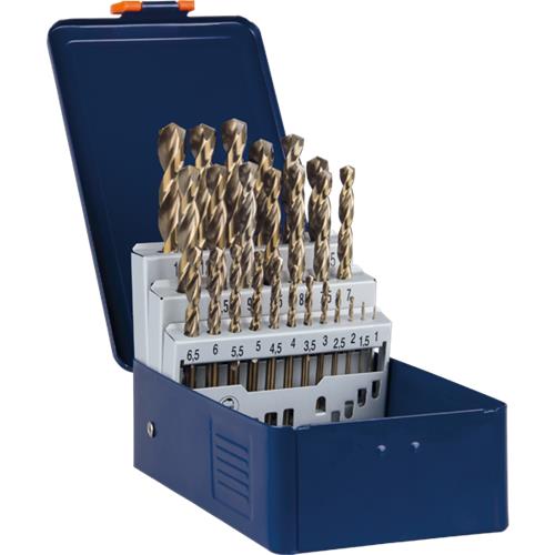 Rotec Spiralbohrer-Set 1-13x0,5mm HSS-E 25-teilig