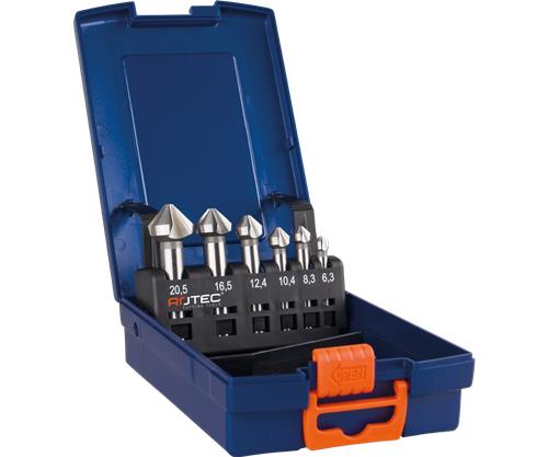 Rotec Senkfräser-Set 3-Schneider 6,3 25,0
