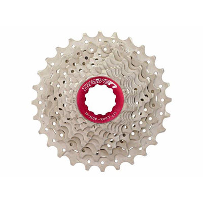 Sunrace CSRX0-Kassette 10 Geschwindigkeit 11-25 Metallic Silber in Box