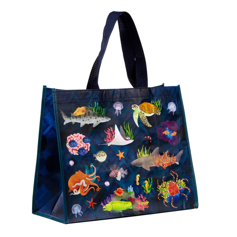 Marine Kingdom Rpet nachhaltige Nachrichten Tasche