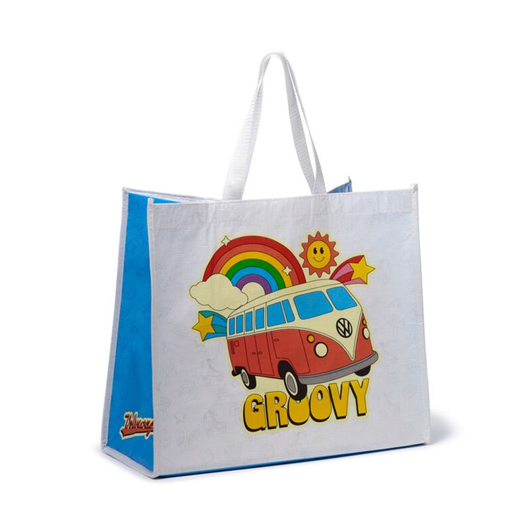 Volkswagen Van VW T1 -Wellen rufen RPET Shopper -Tasche an