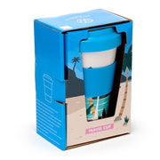 VW T1 Volkswagen Van Waves Set Rpet nachhaltiger Thermos Cup Travel MOK 400 ml - afbeelding 2