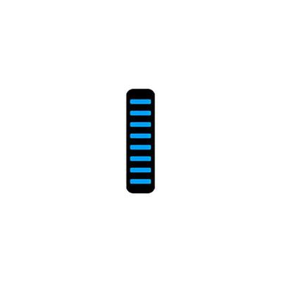 UVP Proguard Bolt On V1 – vorne – Aufkleber – Mini – Cyan