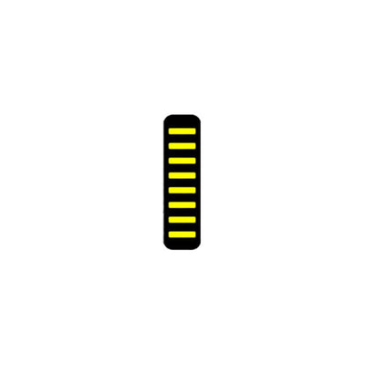 UVP Proguard Bolt on V1 – vorne – Aufkleber – Mini – gelb