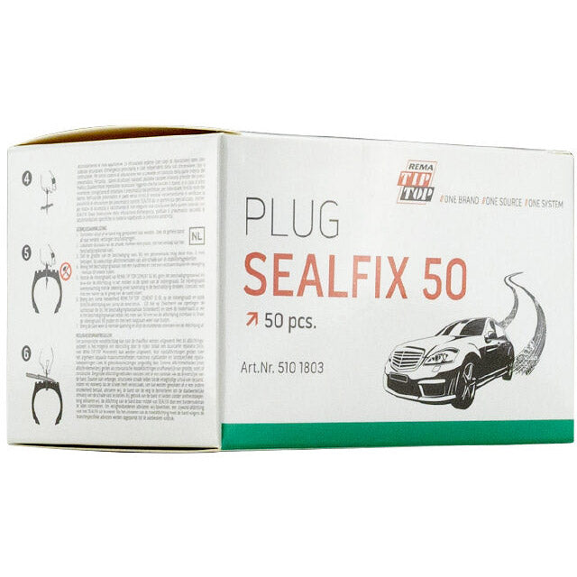 Tipp Spitze Reparatur Koord Sealfix für schlauchlose Reifen (50.)
