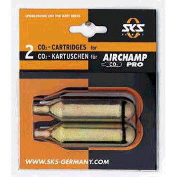 SKS Luftpatronen (2) 16gr. Airchamp CO2 z Draht