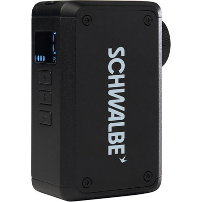 Schwalbe Pumpe E-Micro mit SCV-Pumpenkopfadapter