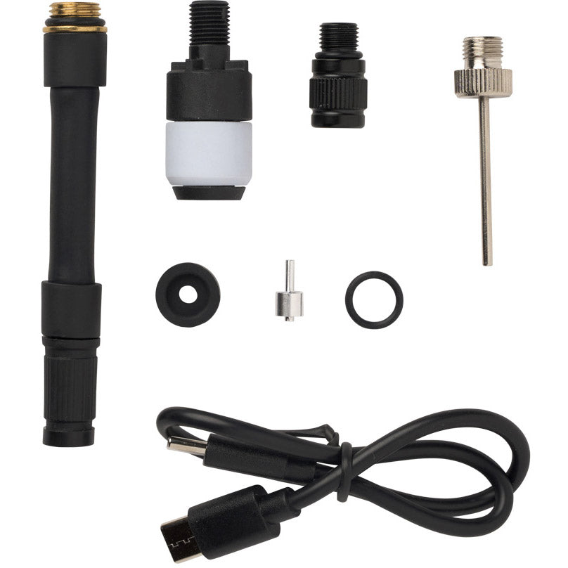 Schwalbe Pumpe E-Micro mit SCV-Pumpenkopfadapter