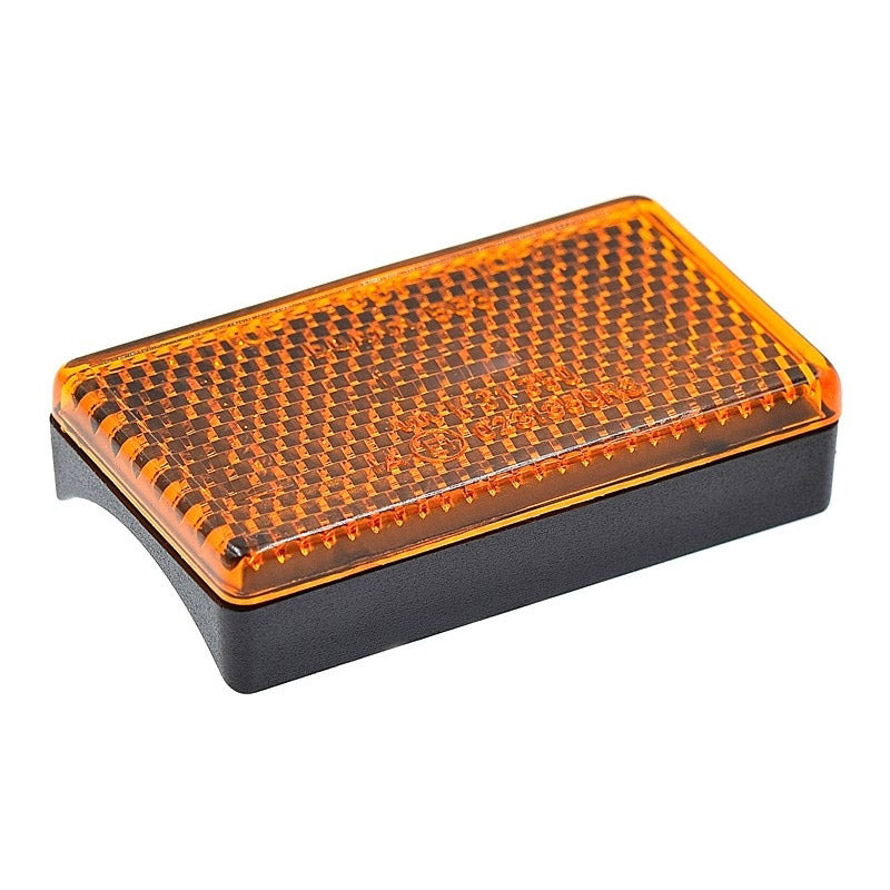Busch Müller Reflektor Rechteck selbstadhäsiv orange