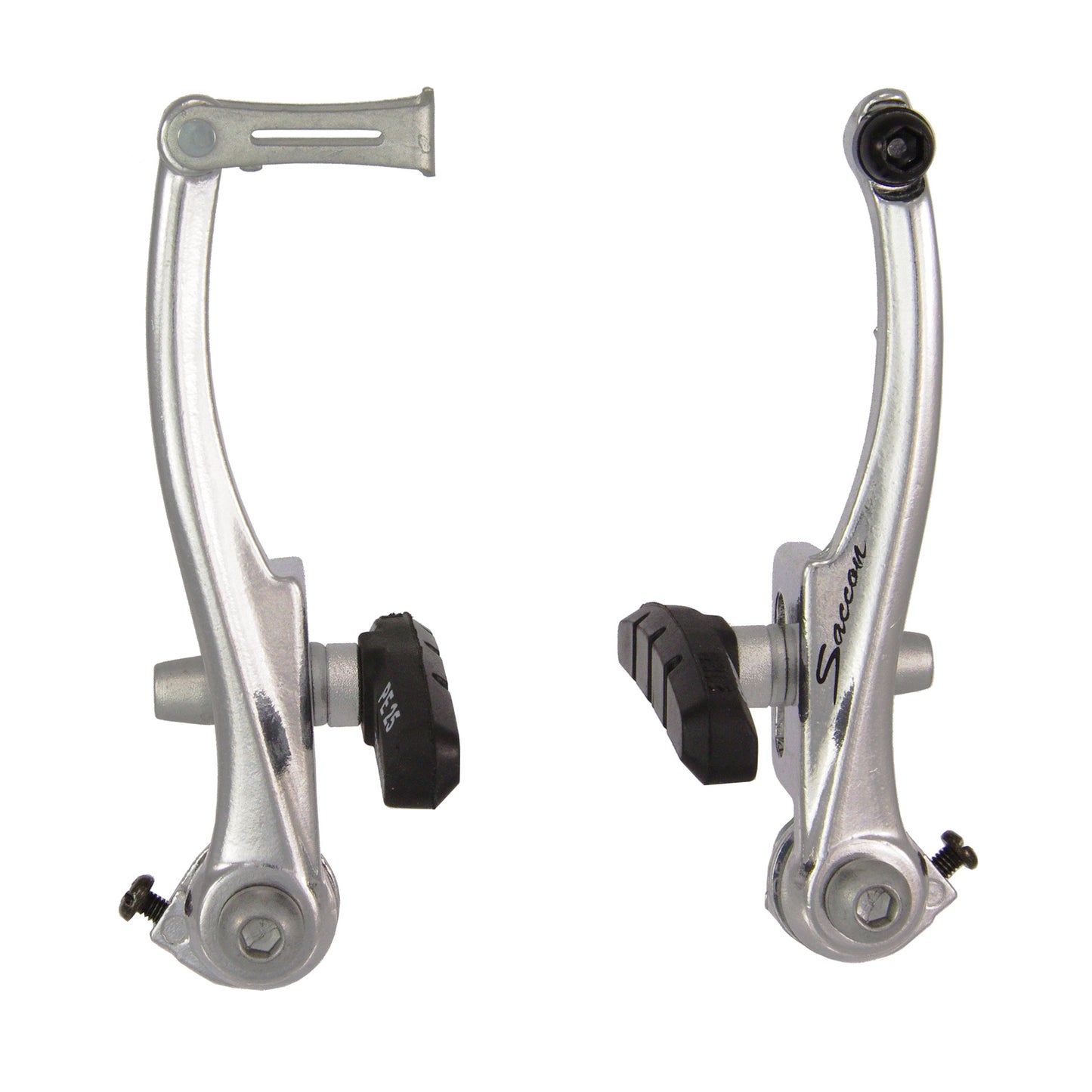 SACCON V-Brems-E-Bikes (Bremsbeläge) 110 mm Silber