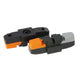 Saccon Set Bremsbeläge schwarz grau orange Blister