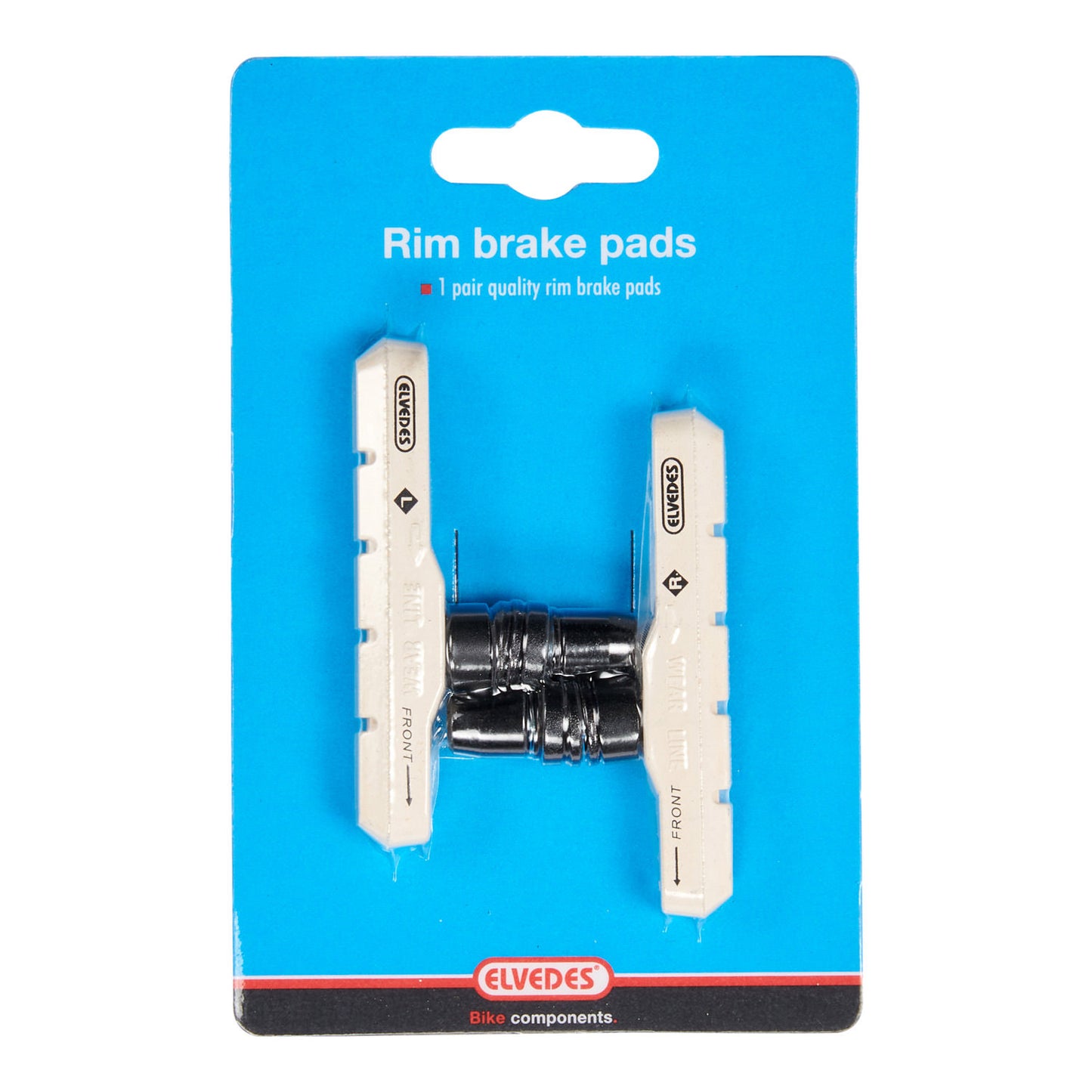 Bremsbelagsatz Elvedes V-Brake 72 mm - weiß (auf Karte)
