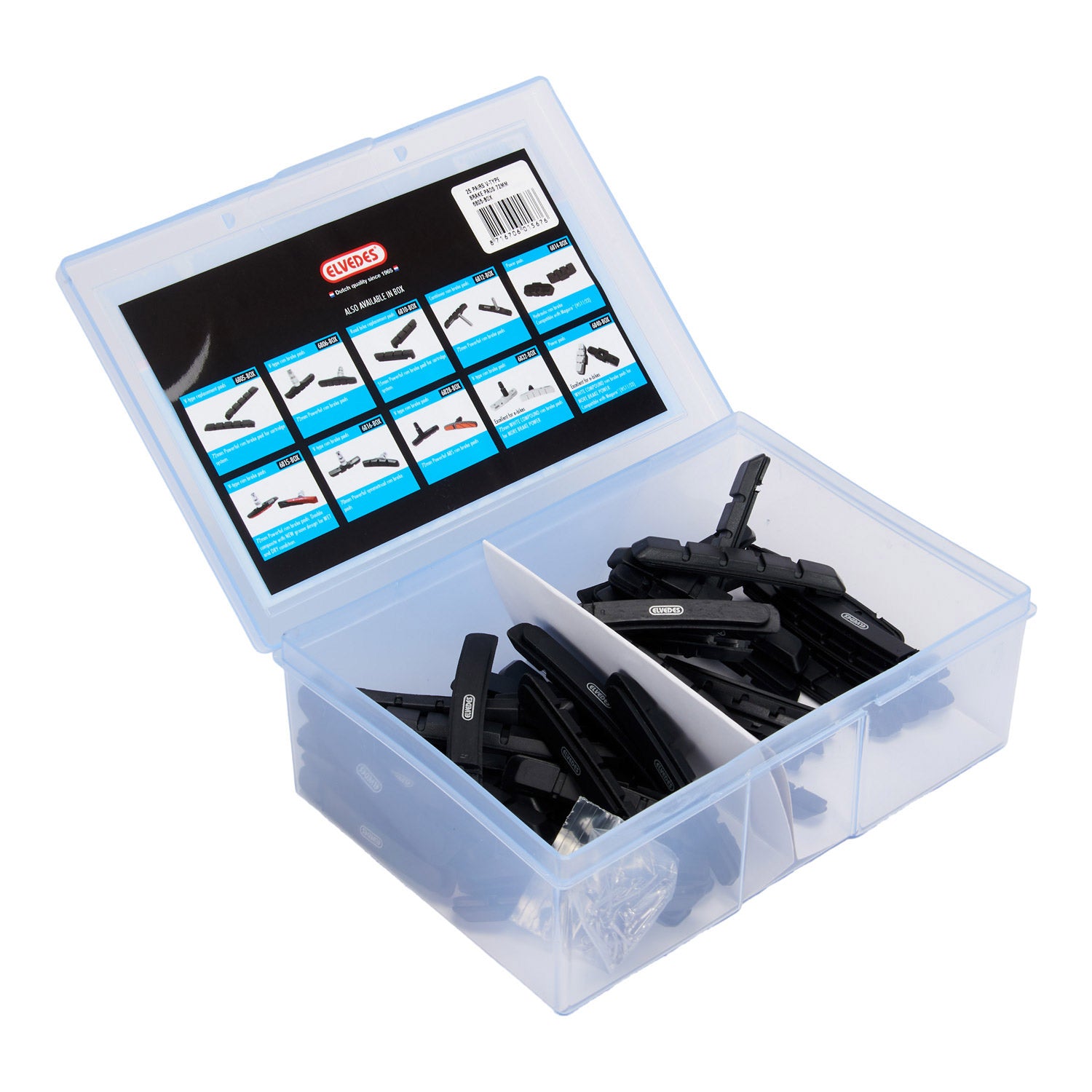 Elvedes Felgenbremsbeläge (25) V-Brake 72mm 6805-BOX