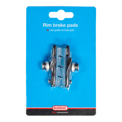 Felgenbremsklotz-Set Elvedes 55 mm mit Aluminium-Kartusche für Shimano- und Carbon-Felgen (auf Karte)