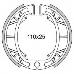 NEWFRen Bremssegment Set GF1043 Honda Peugeot -Scoterer