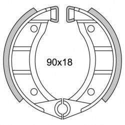 Newfren Bremssegment GF0151 Ciao, Si ø90mm vorne (Speichenrad)