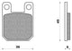Discbremsblock FD0094 AJP 61761
