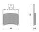 Discbremsblock FD0197 SR NEOS