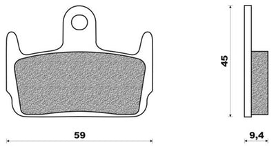 Newfren Disc Bremsblock Neufer