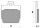Newfren Discbremsblock Neuferer FD0251 aerox a
