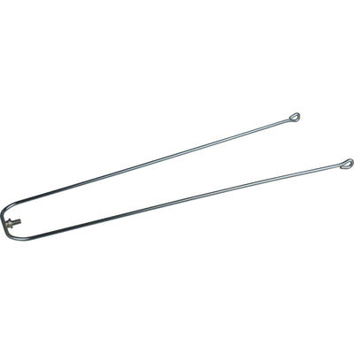 Eurofender Kotflügelstange 28 Gewinde 350 mm Pad-Halterung. verzinkt