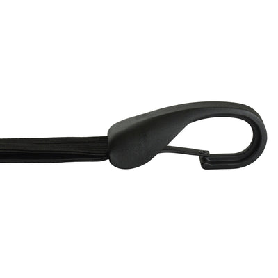 Widek Schnellbinder mit großem Sicherheitshaken und 4 Gurten. schwarz 57cm