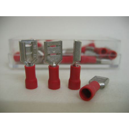 Bofix -Kabelschuh flach, weiblich 6,3 mm. pro 25