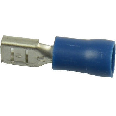 Bofix Cable Shoe Ampere Frau Plat 4,8 mm blau (25st)
