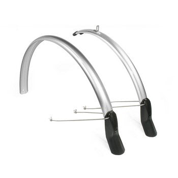 Eurofender Kotflügelsatz Scatto 28 x 51 mm silber