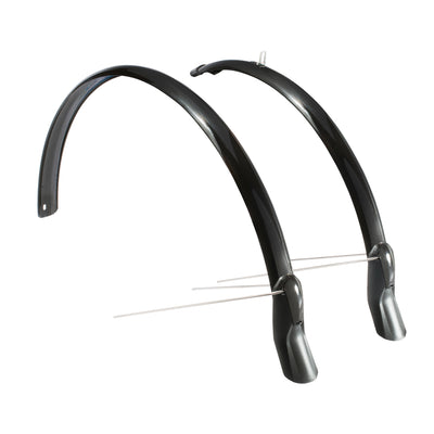 Schutzblechset Eurofender Scatto 28 x 51 mm - schwarz
